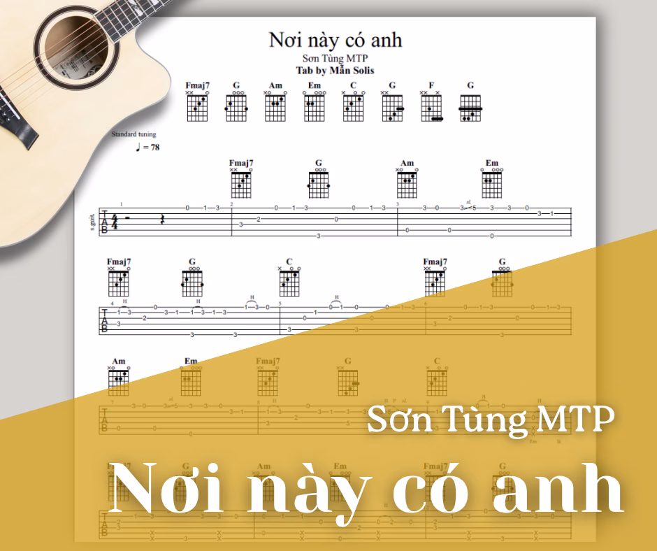 noi-nay-co-anh-guitar-tab Guitar tab 4